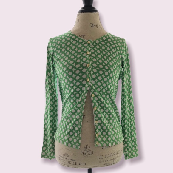 Charter Club Green Cardigan PM - Picture 1 of 10